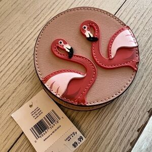 Kate Spade By the Pool Flamingo Coin Purse Belt Bag NWT